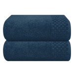MyOwn Set of 2 Oversize Ultra Soft Bath Towels 28x55 Inches in Cotton, Large Bath Towels, High Absorbent Compact Towel